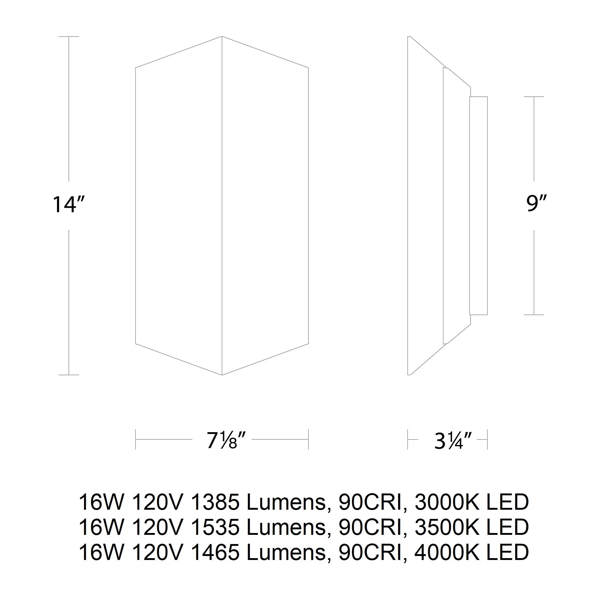 Summit LED Outdoor Wall Sconce