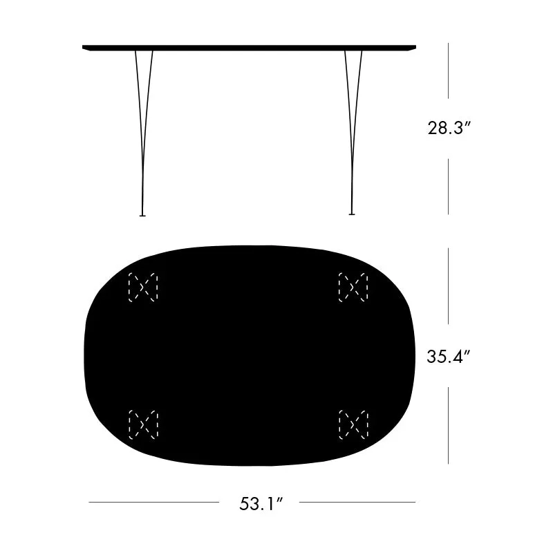 Superellipse Dining Table