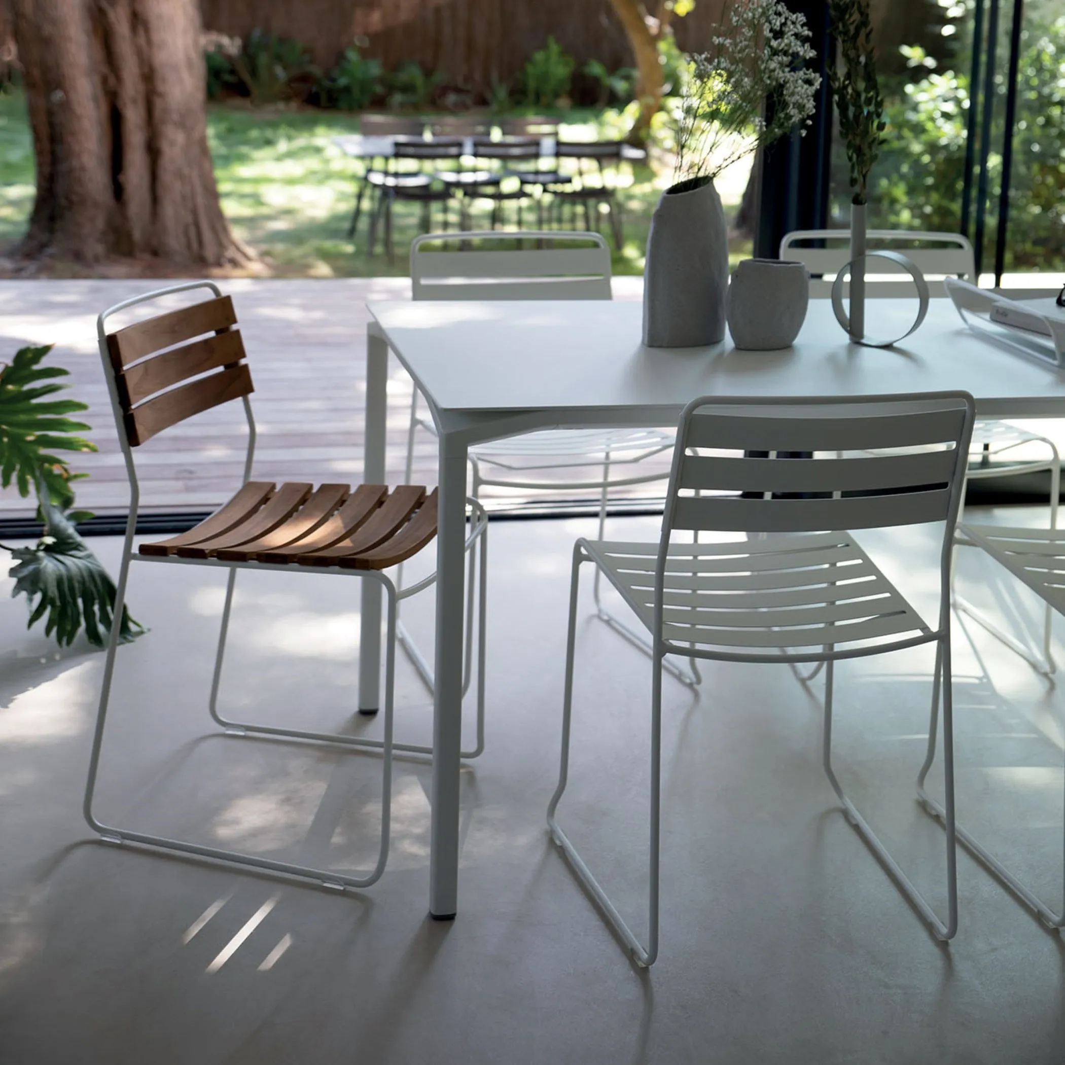 Surprising Teak Side Chair (Set of 2)