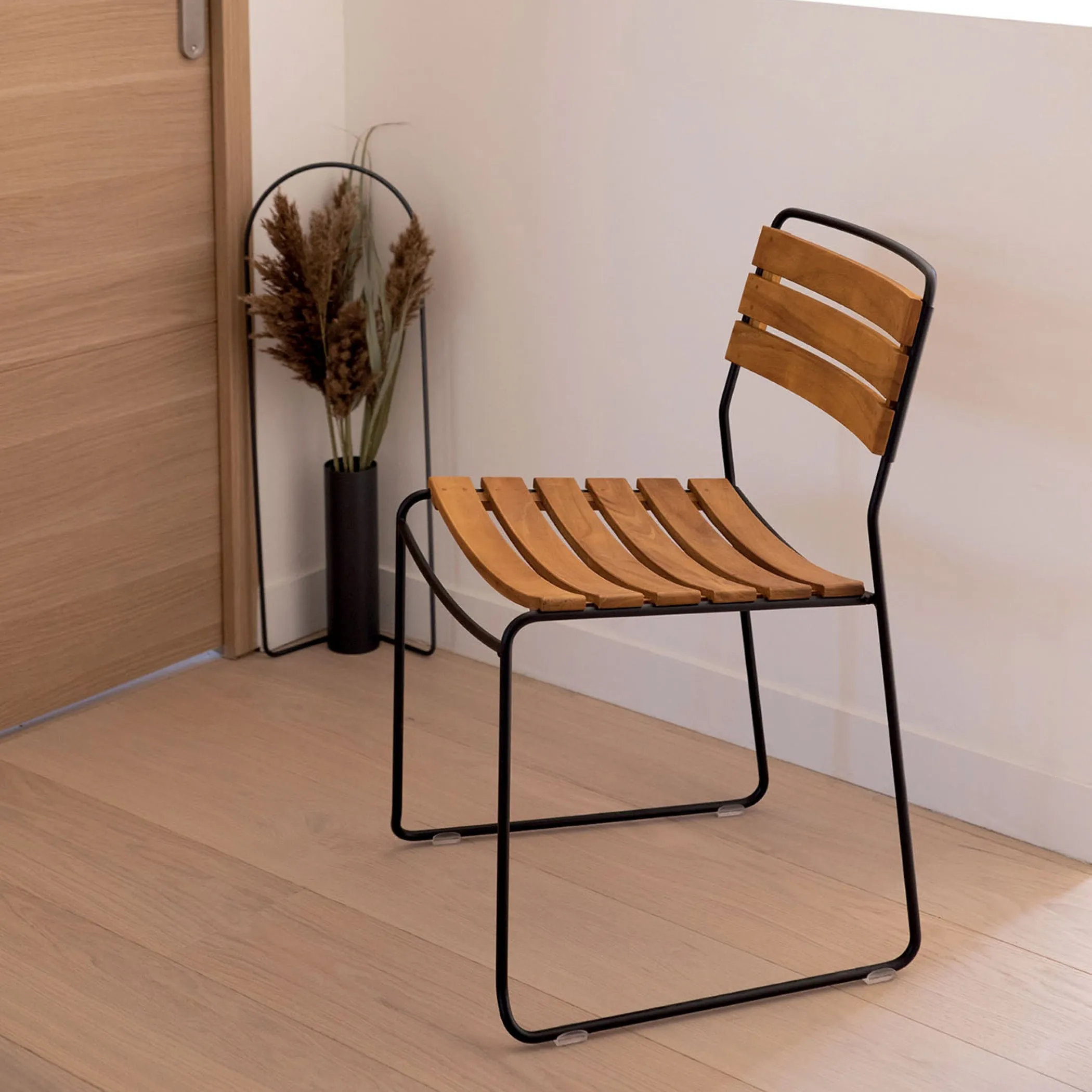 Surprising Teak Side Chair (Set of 2)