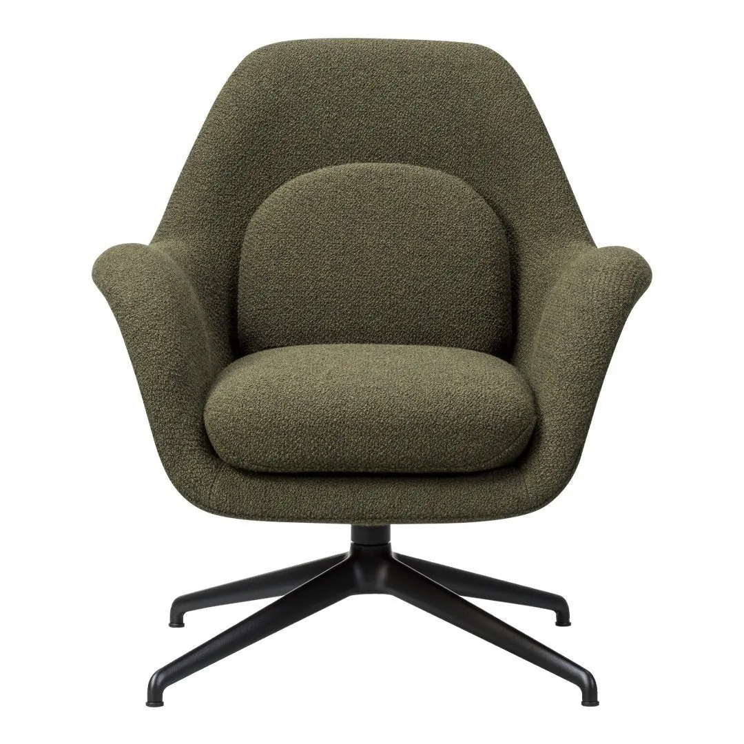 Swoon Lounge Swivel Chair - Petit - Fabric Shell
