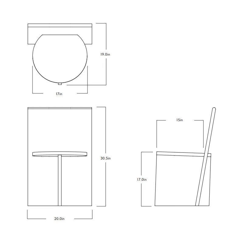 Three Plane Dining Chair