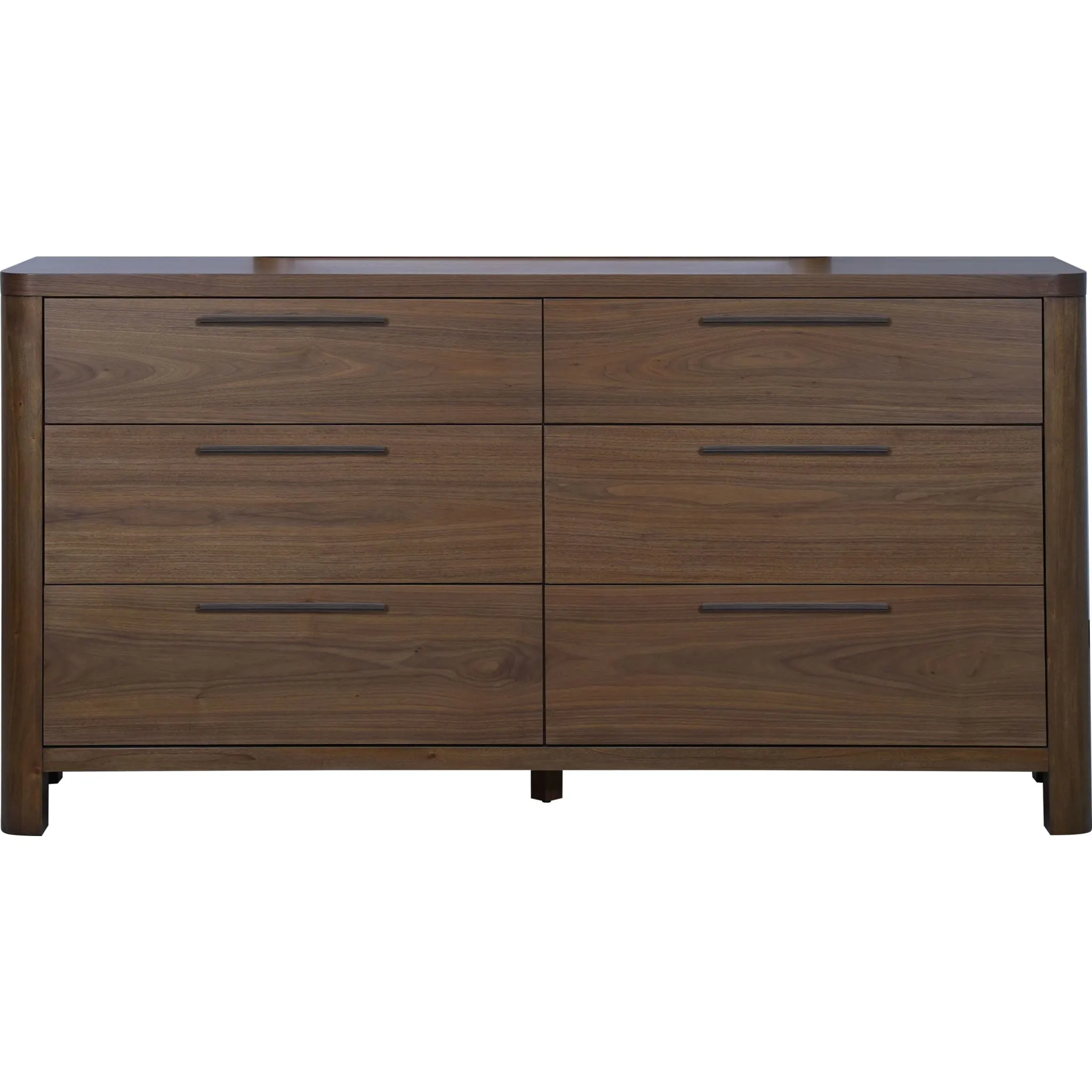 Totes Six Drawer Dresser in English Walnut Modus