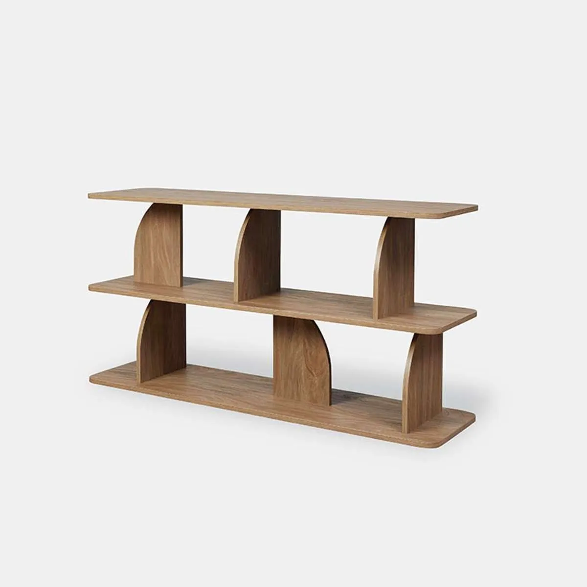 Tove Low Shelf  - Pecan Mocka