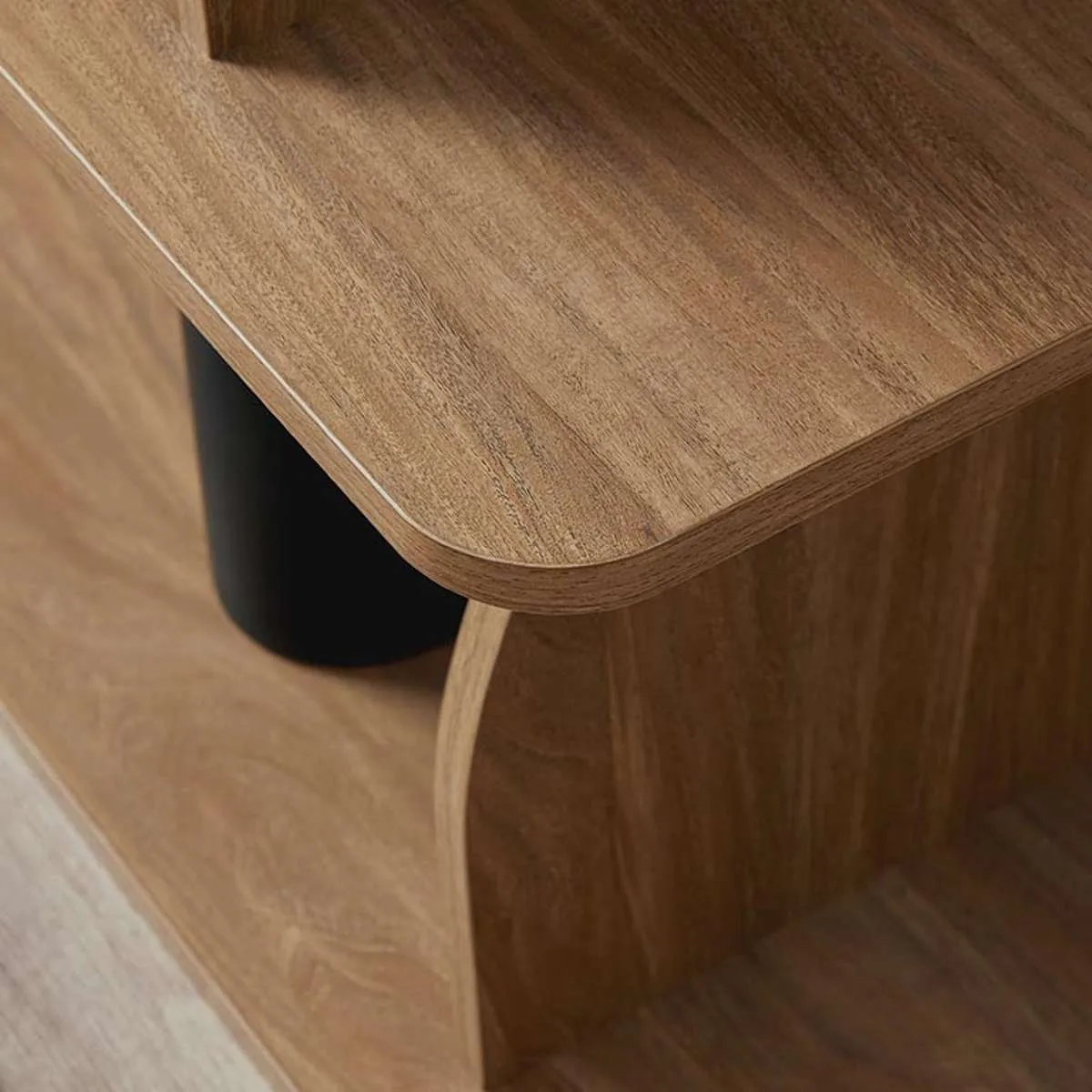 Tove Low Shelf  - Pecan Mocka