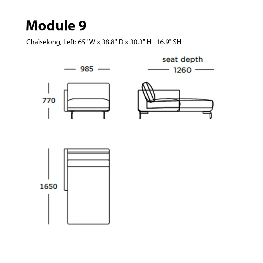 Trace Modular Sofa (Modules 7-11)