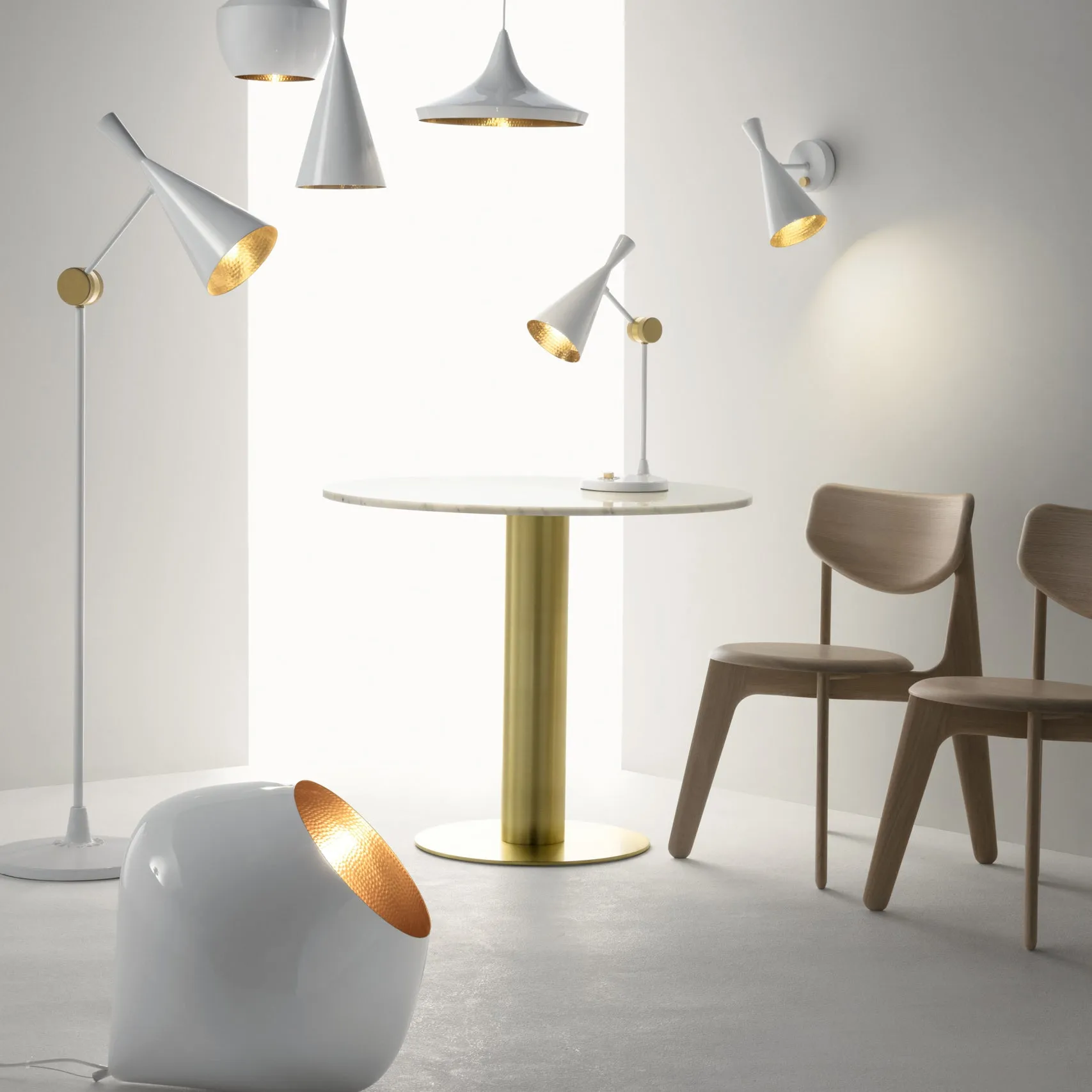 Tube Round Dining Table