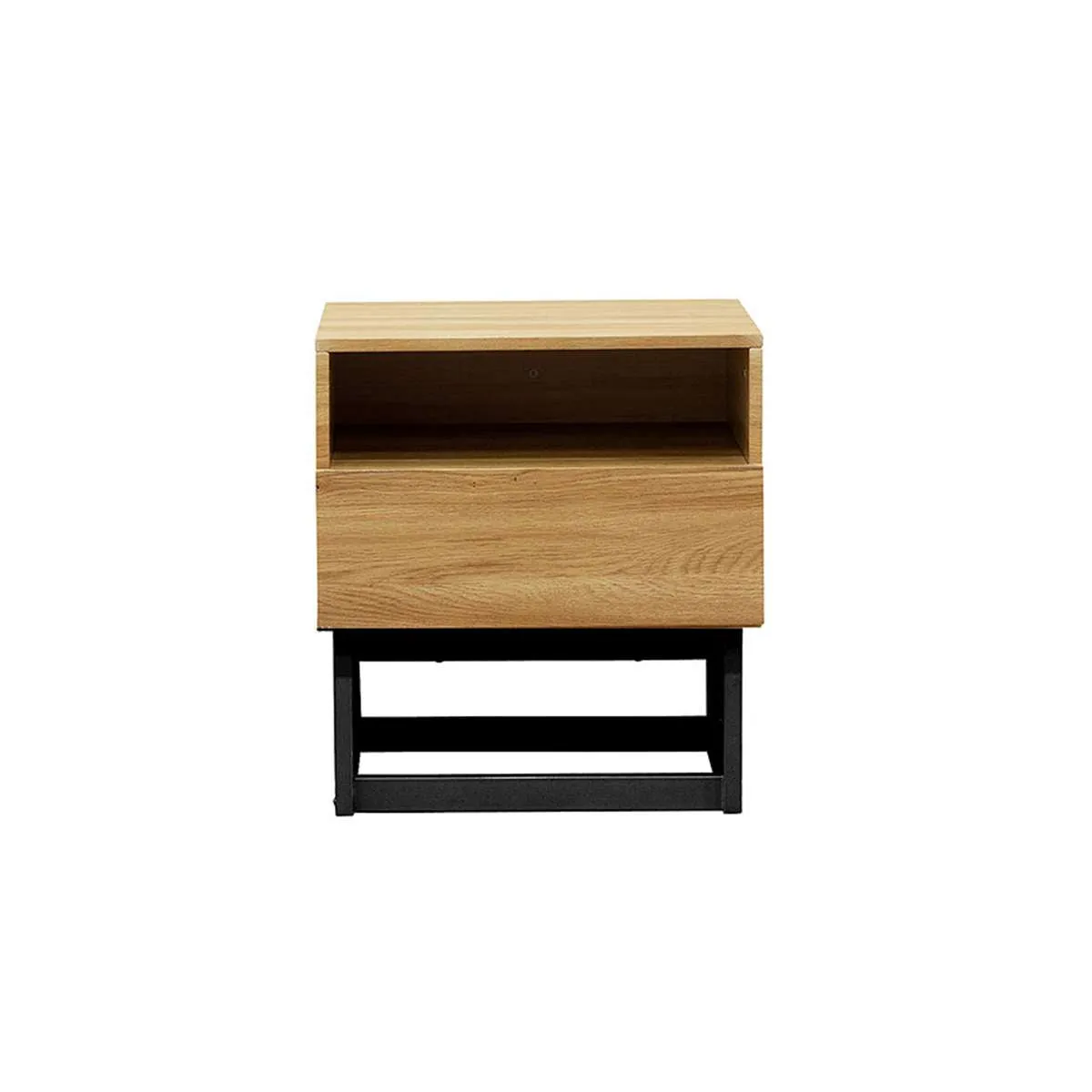 Urban Bedside Table - Black Mocka