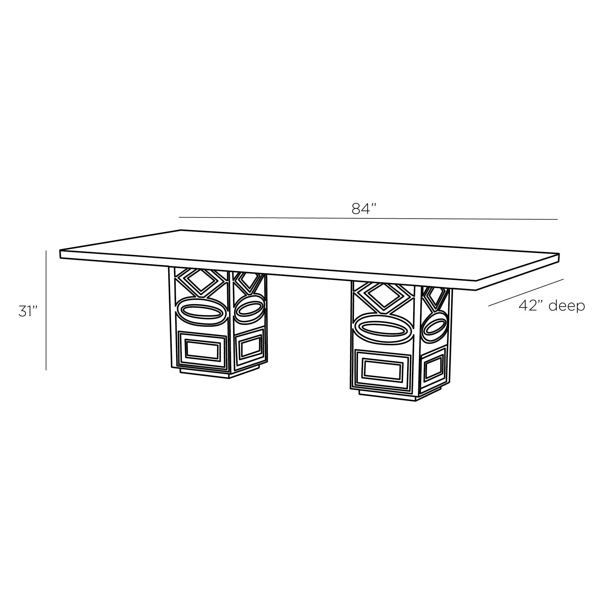 Vargueno Dining Table