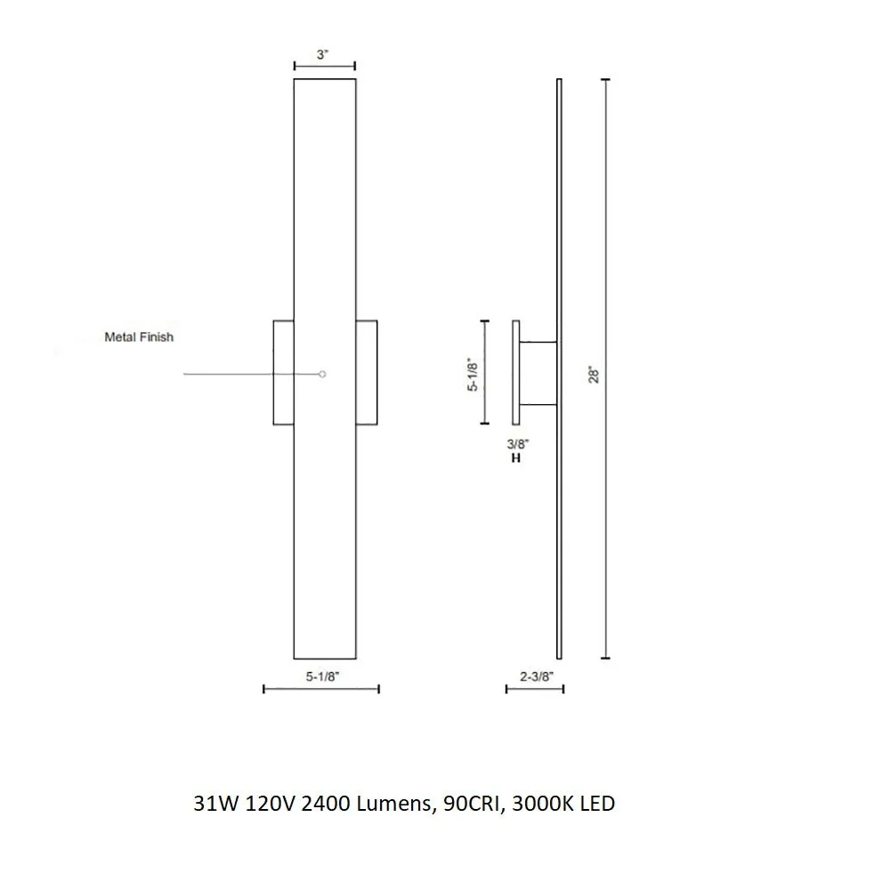 Vesta Outdoor Wall Sconce