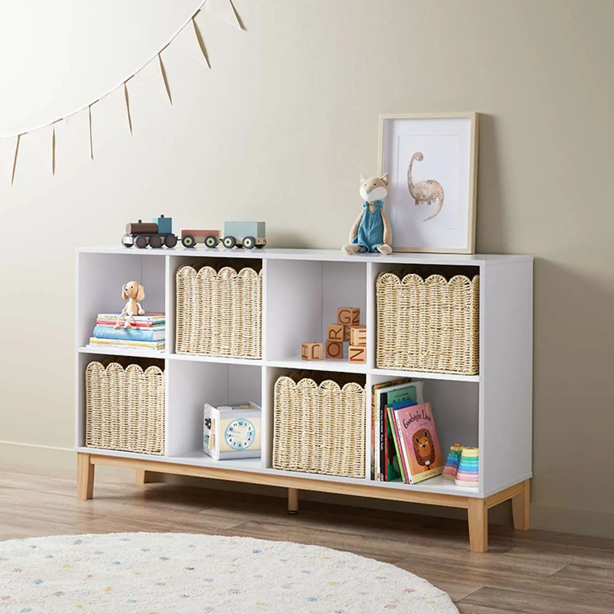 Watson 8 Cube Storage Unit Mocka