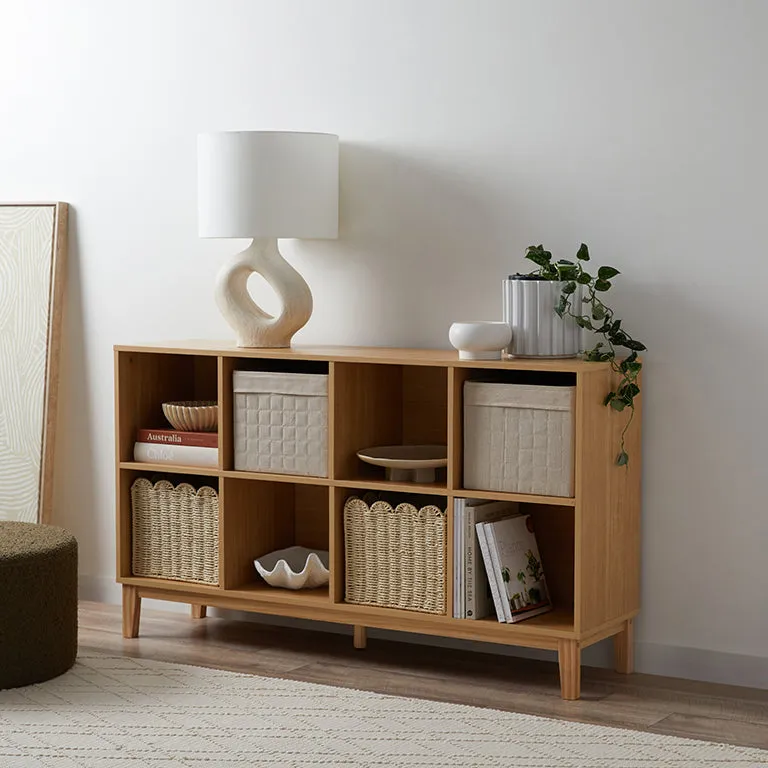 Watson 8 Cube Storage Unit - Natural Mocka