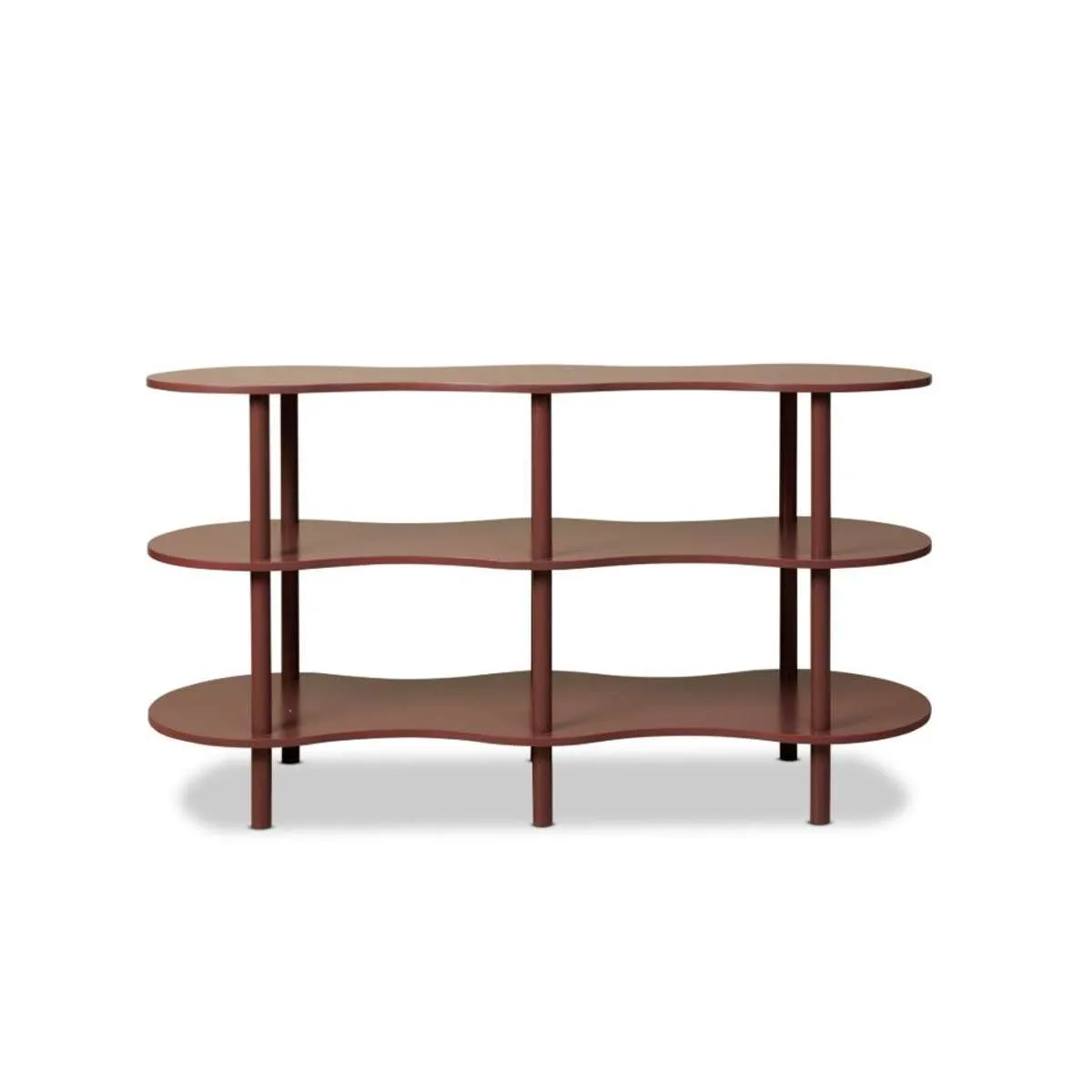 Wavey Low Three Shelf - Chocolate Mocka