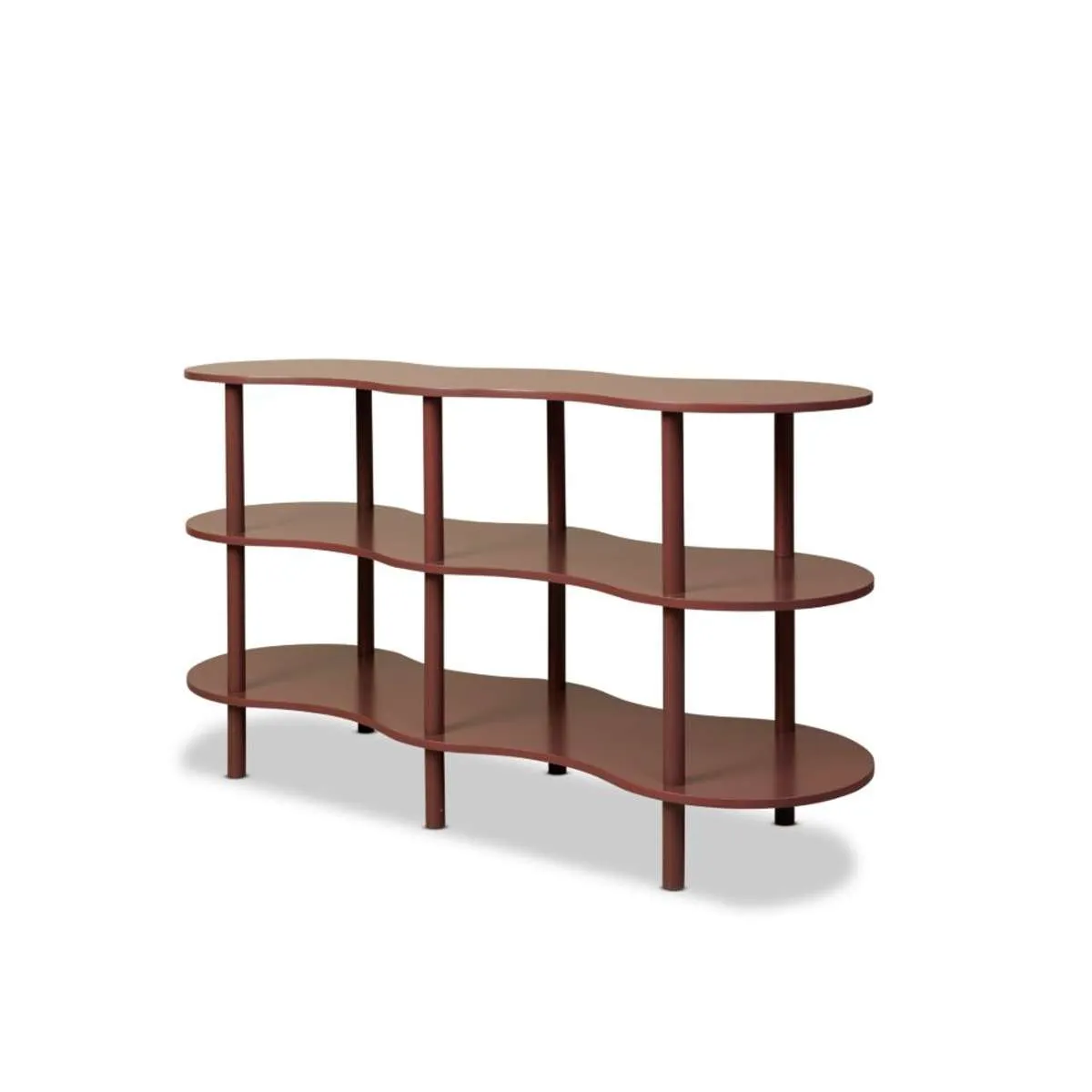 Wavey Low Three Shelf - Chocolate Mocka