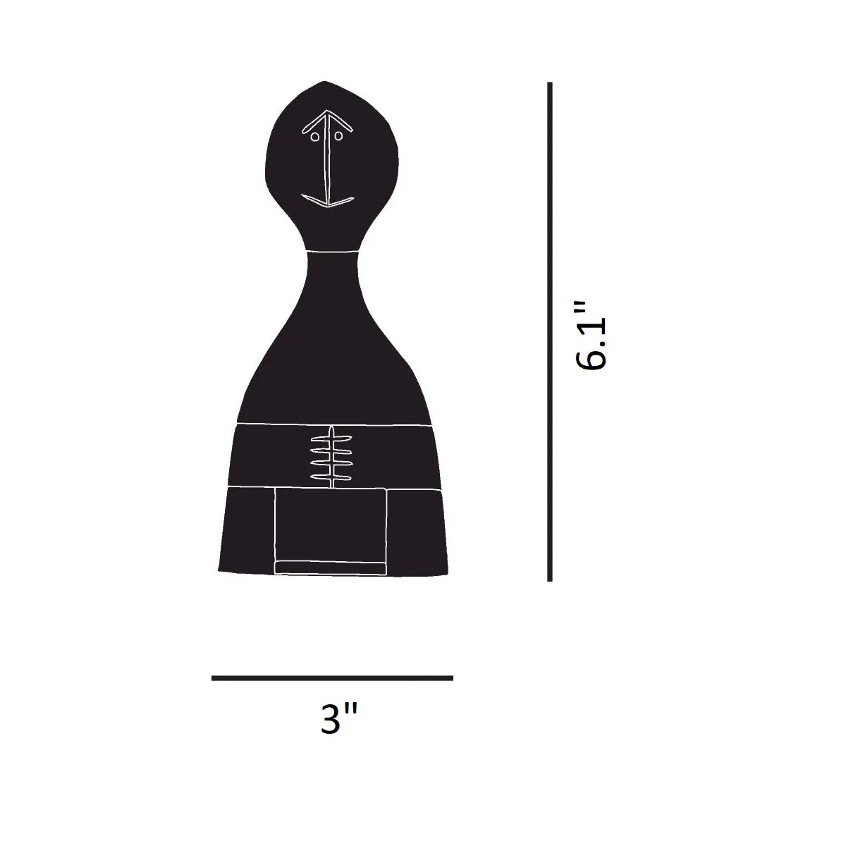 Wooden Doll No.19
