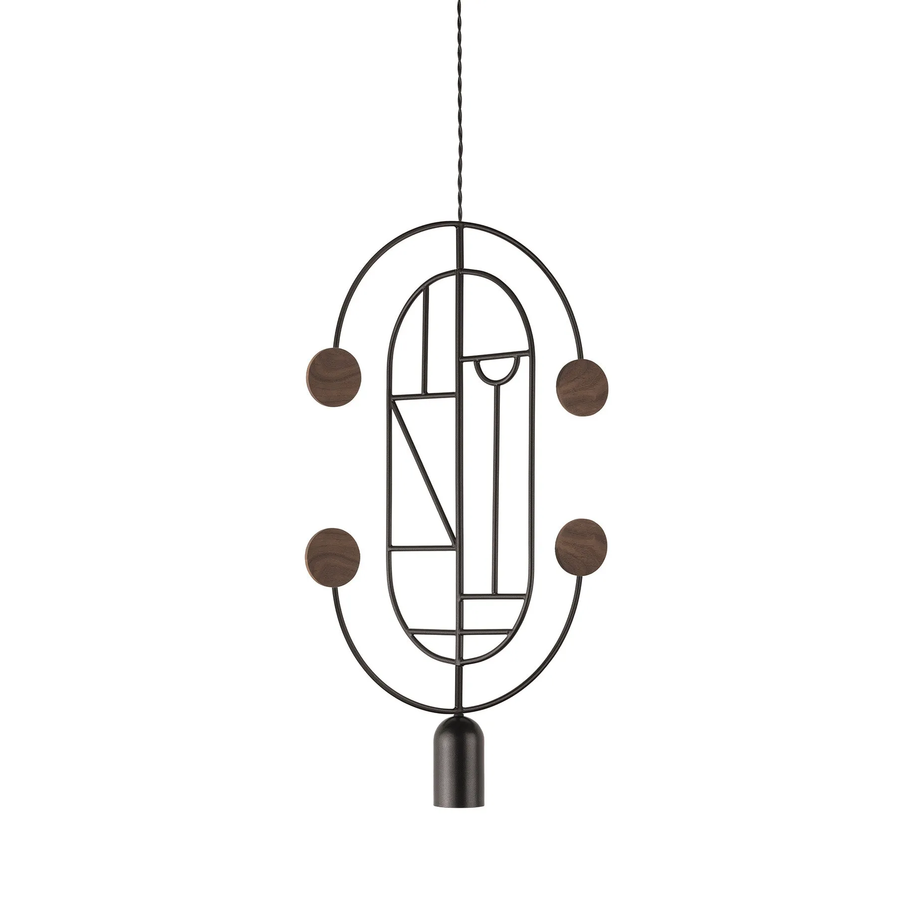 Wooden Dots S04 Pendant Light
