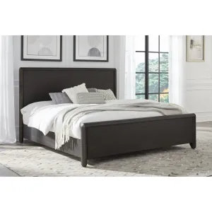 Xolani Acacia Wood Platform Bed in Jaguar Modus