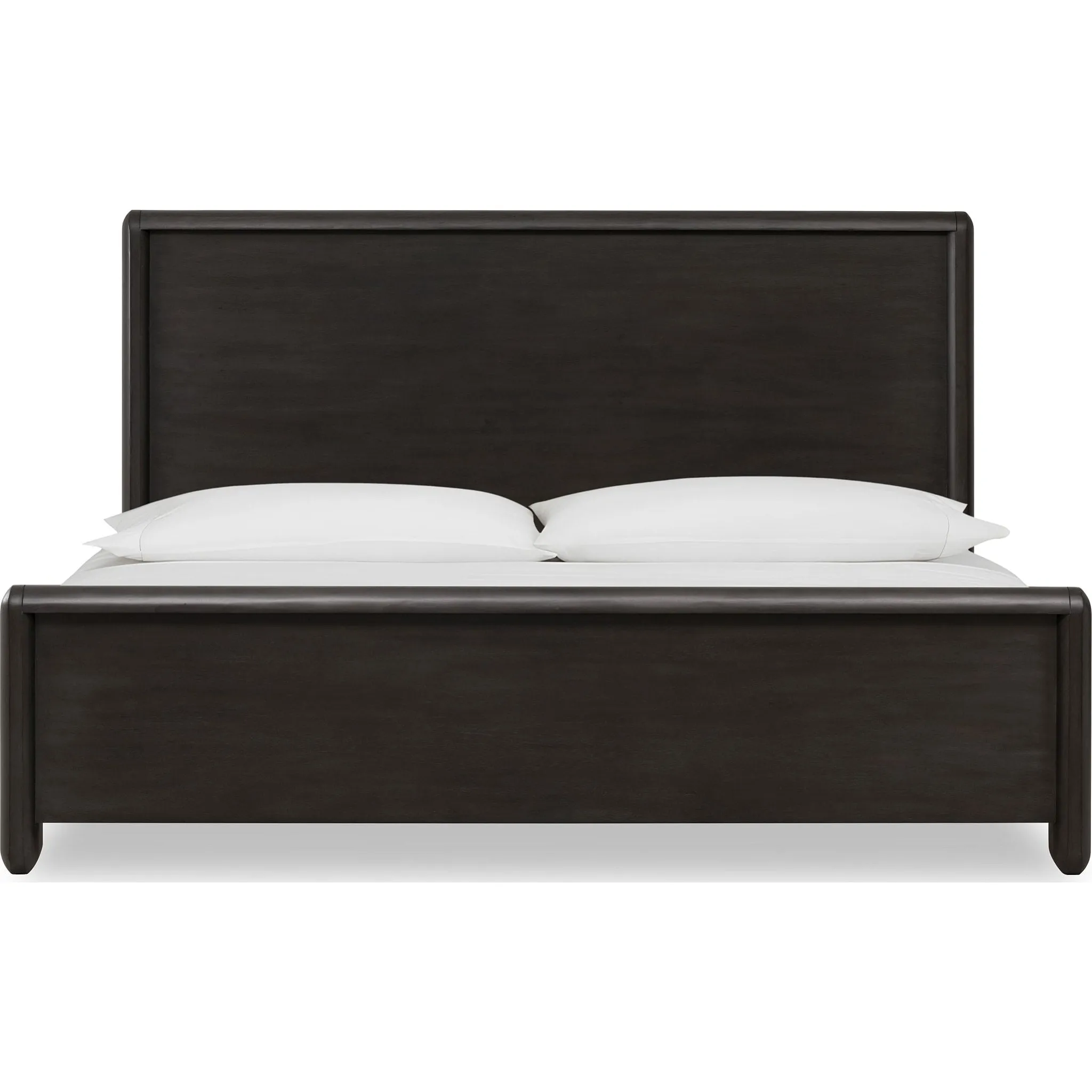 Xolani Acacia Wood Platform Bed in Jaguar Modus