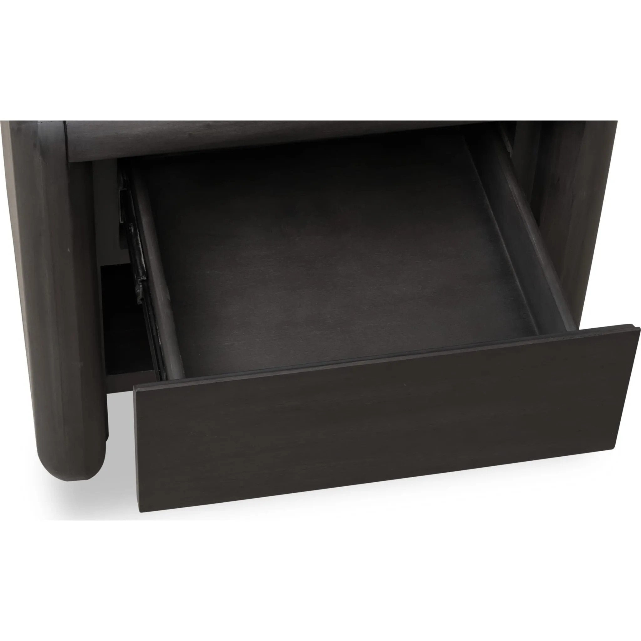 Xolani One Drawer Acacia Wood Nightstand in Jaguar Modus