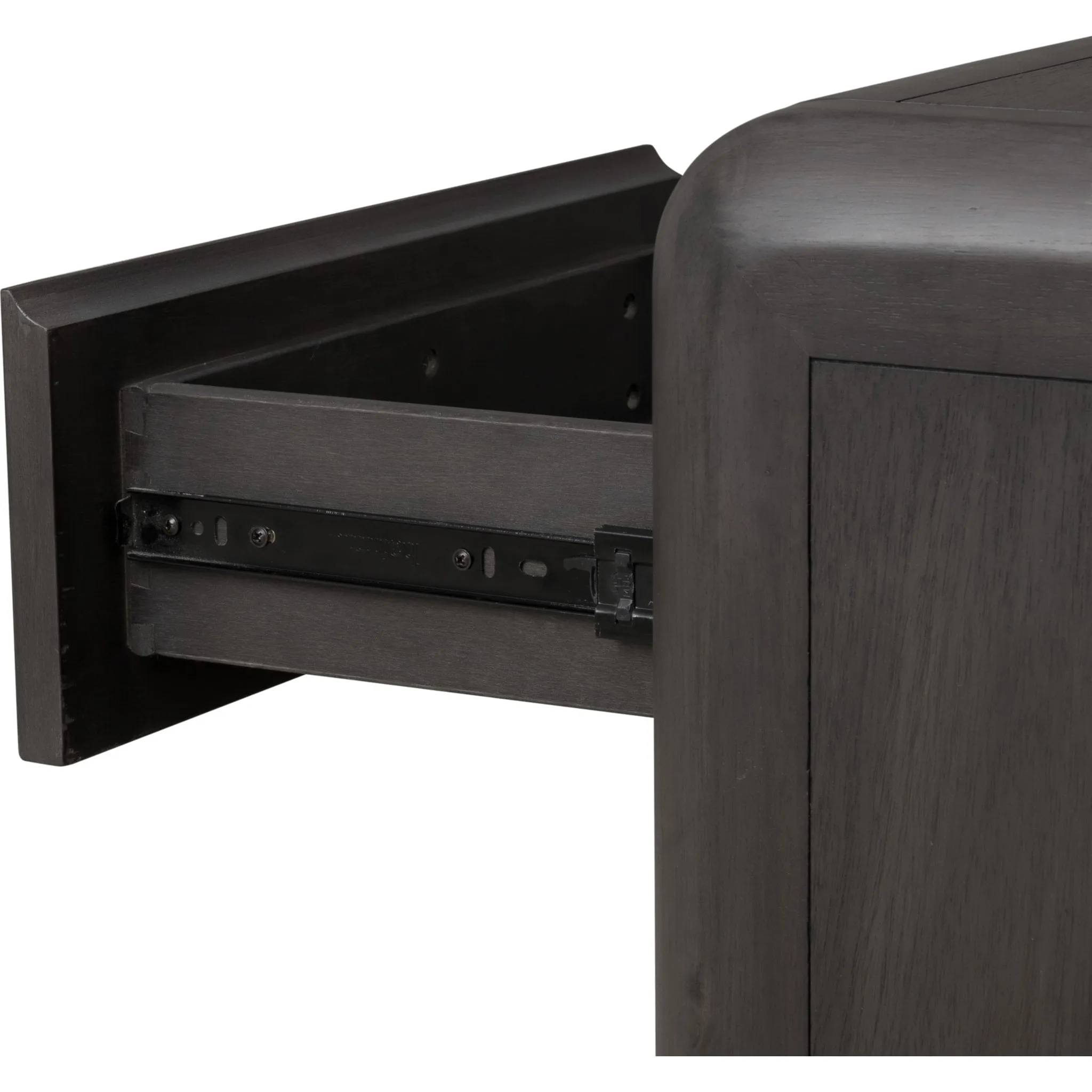 Xolani One Drawer Acacia Wood Nightstand in Jaguar Modus