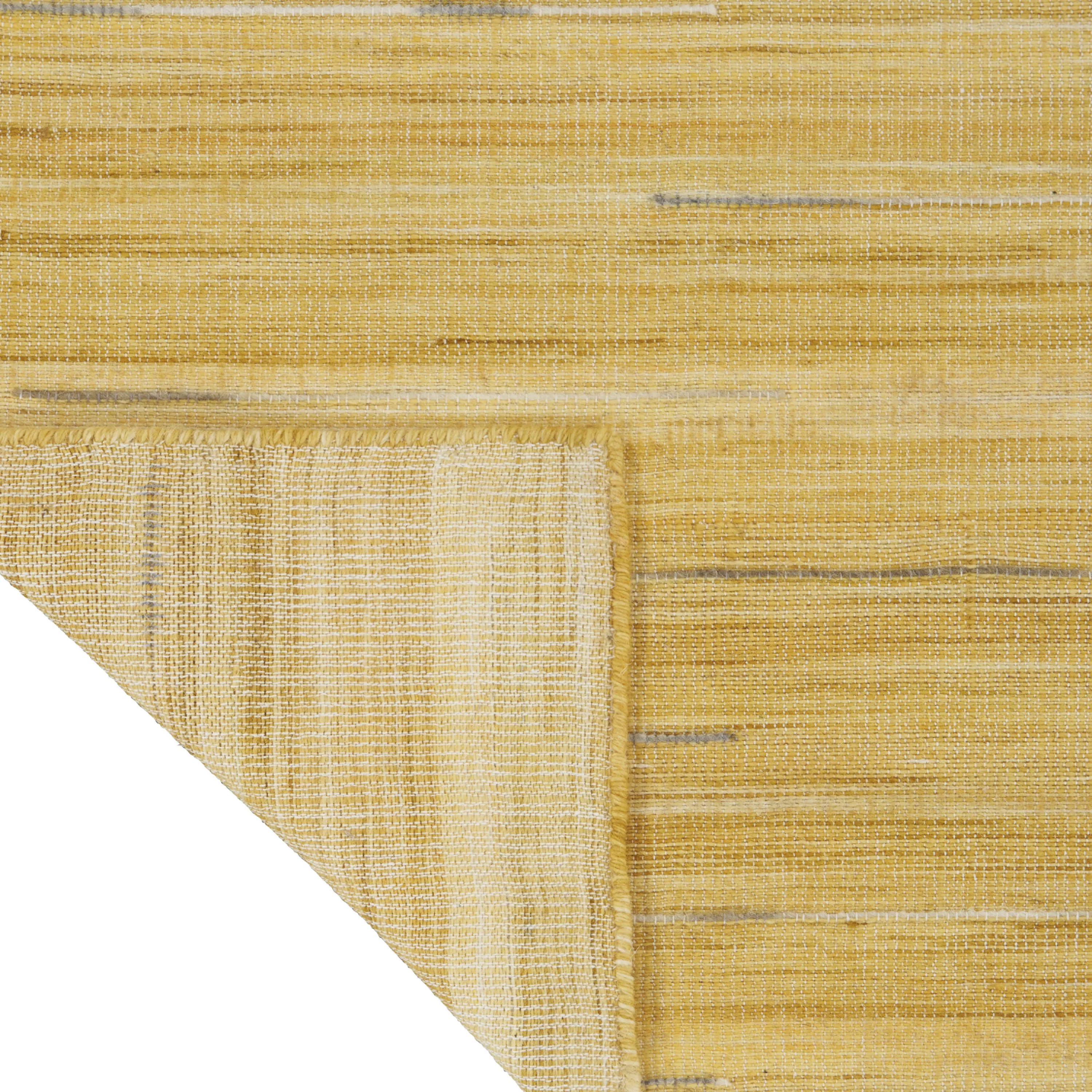Yellow Kavya Flatweave Kilim Rug