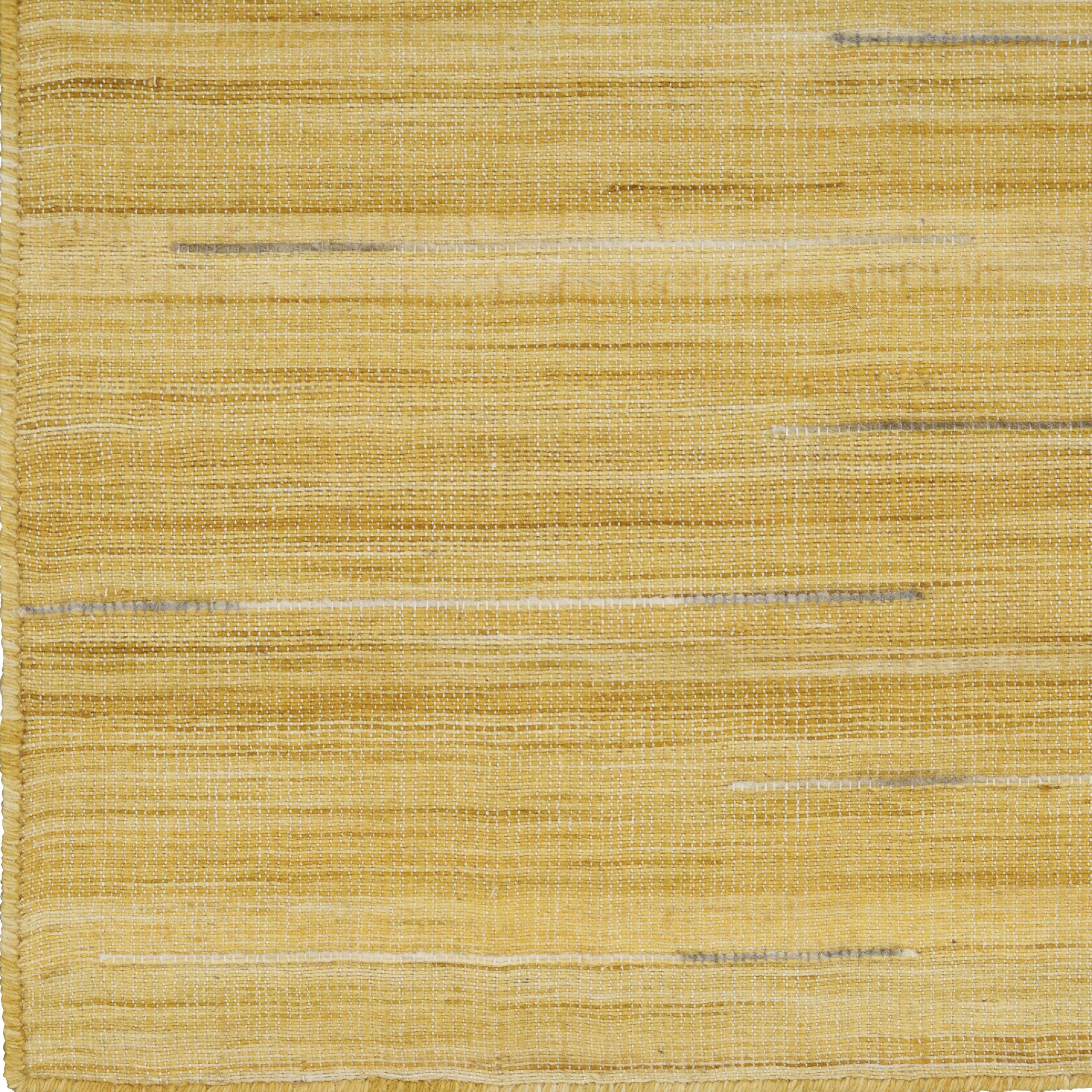 Yellow Kavya Flatweave Kilim Rug