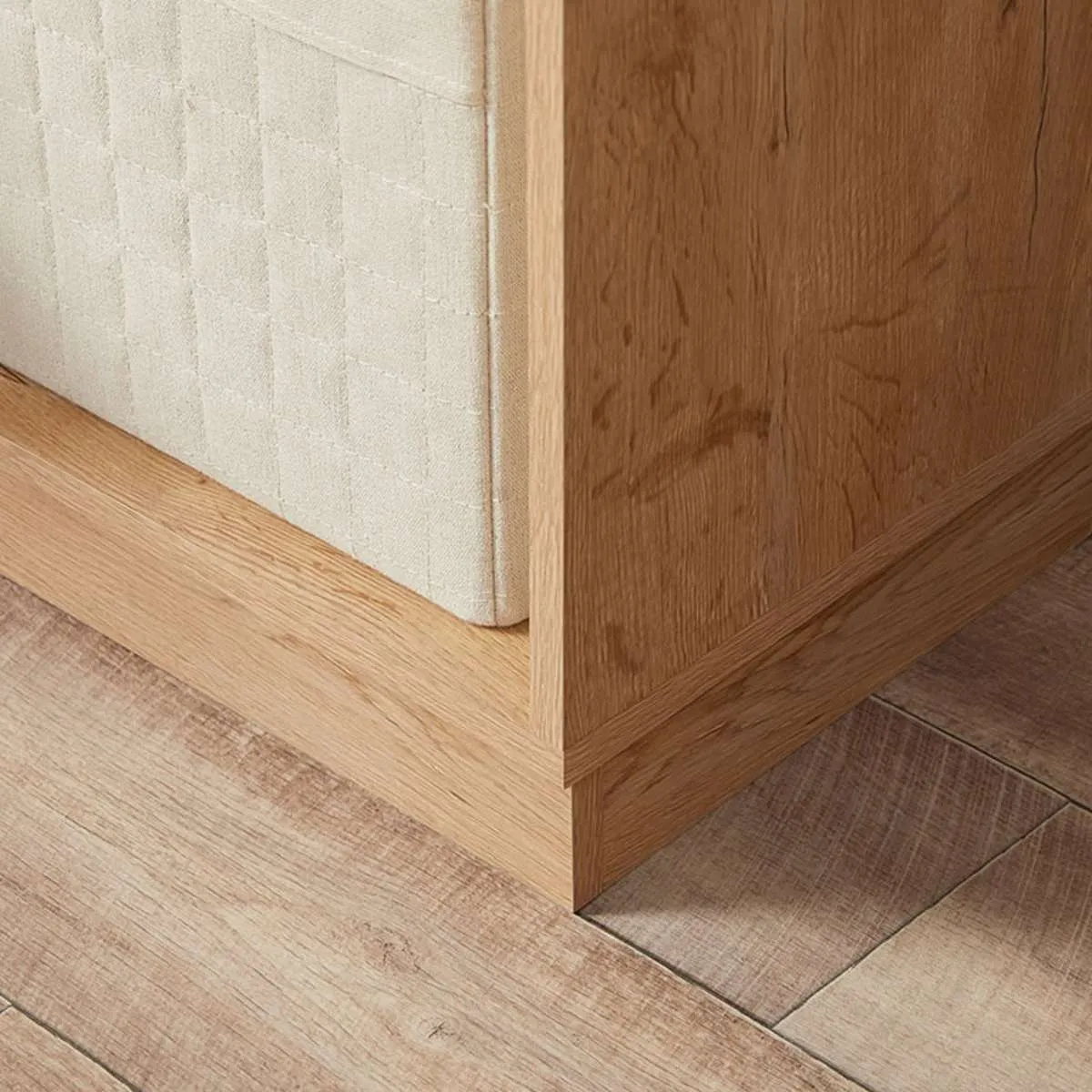 Zack Shoe Cabinet - Natural Mocka