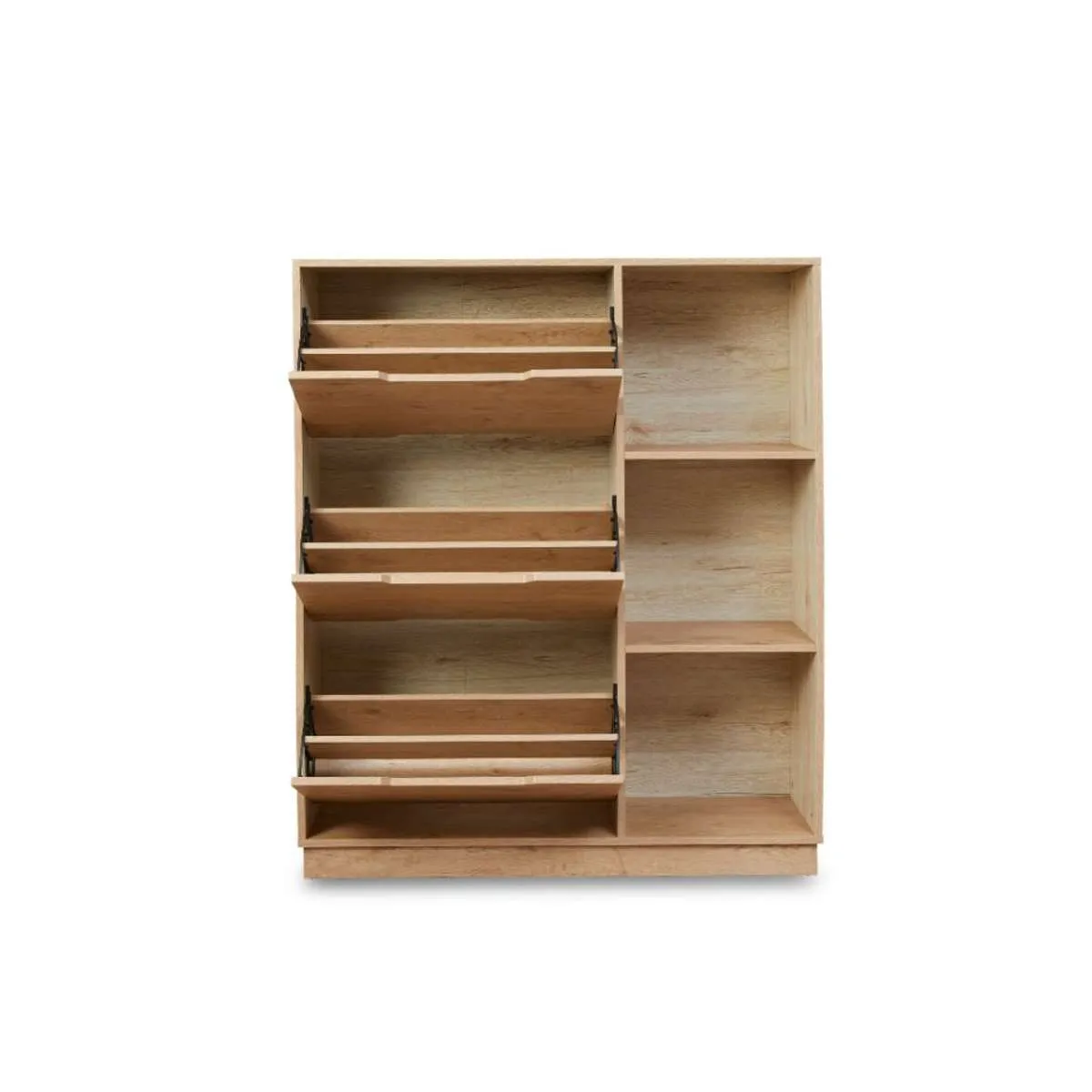 Zack Shoe Cabinet - Natural Mocka