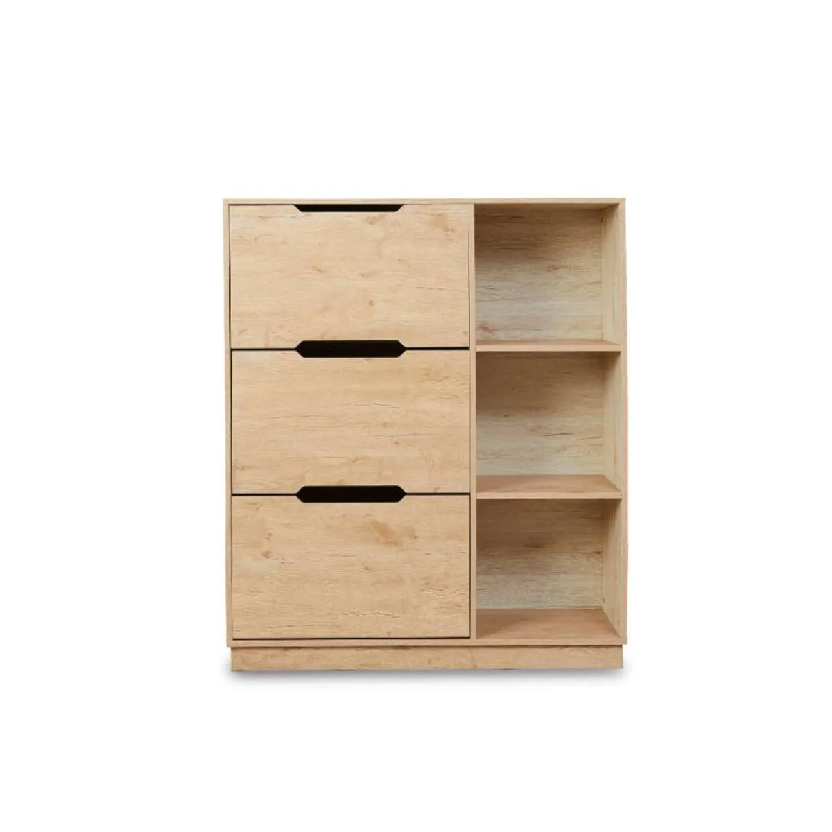 Zack Shoe Cabinet - Natural Mocka