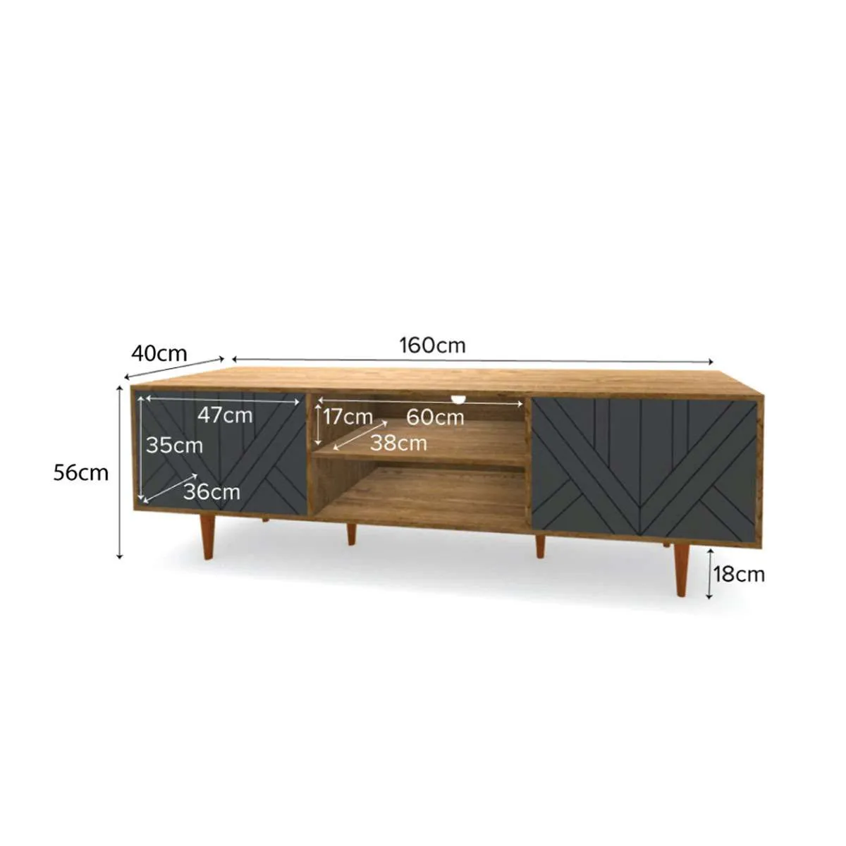 Zara Entertainment Unit Mocka